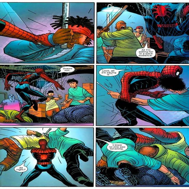 Benchmark sample: Comic Dialogue (Transcription)