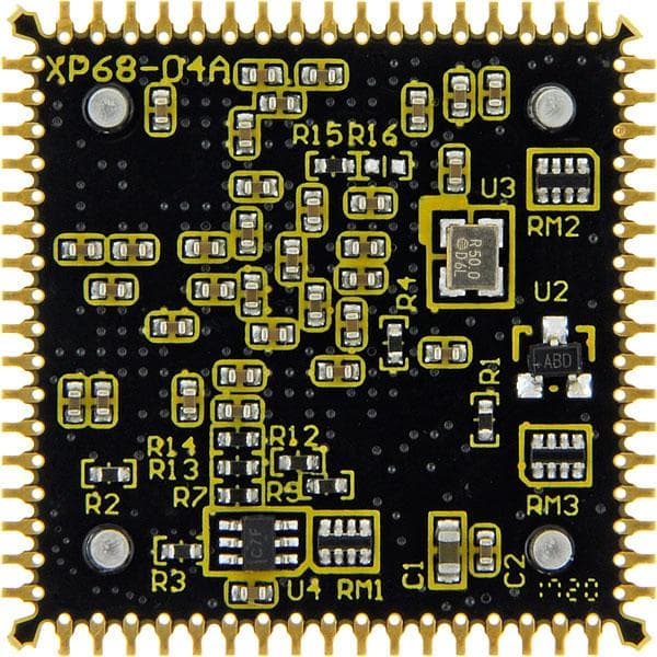 Benchmark sample: Circuit Board Markings (Text Localization) without annotations