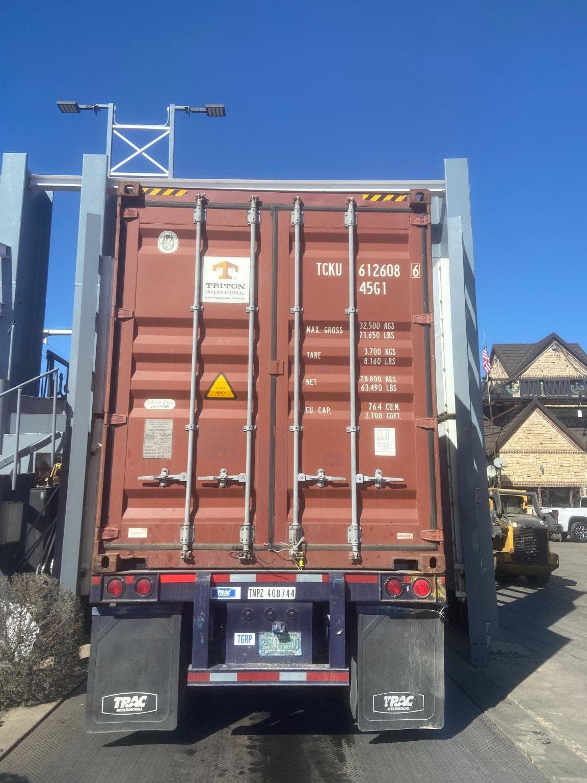 Benchmark sample: Container Serial Number